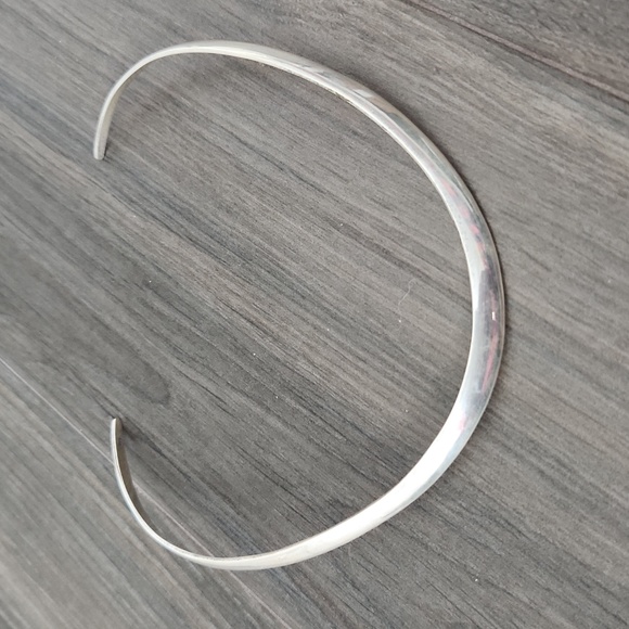 13.25" Sterling Silver Collar Necklace - Picture 2 of 4